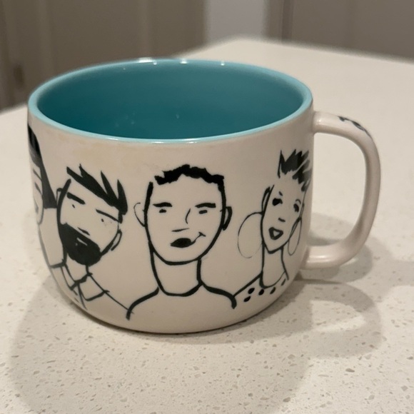Anthropologie "My Kind Of Person" People
Sketch Mug Turquoise Interior - Retired - Picture 4 of 8